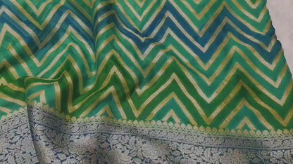 Pure Banarasi Khaddi Chiffon Saree